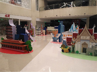 無錫海岸城暑期美陳展示系列